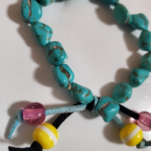 Turquoise Chunky Nugget Bracelet - Picture 6 of 10